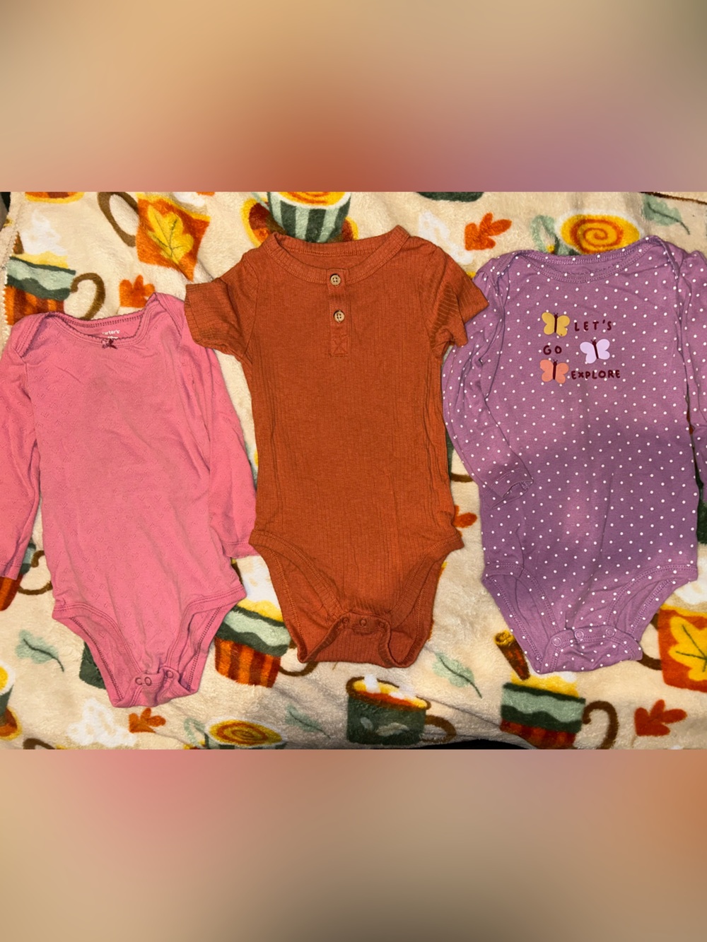 3  One-Piece Romper - Rust